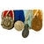 Original WWI & WWII German Medal Bar with Bavarian 12th Regt. Medal, 4 Year Service Award & More - 4 Awards Original Items