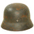 Original German WWII 1939 Dated Luftwaffe M35 Double Decal Steel Helmet with Dome Stamp, 56cm Liner & Chinstrap - marked Q66 Original Items