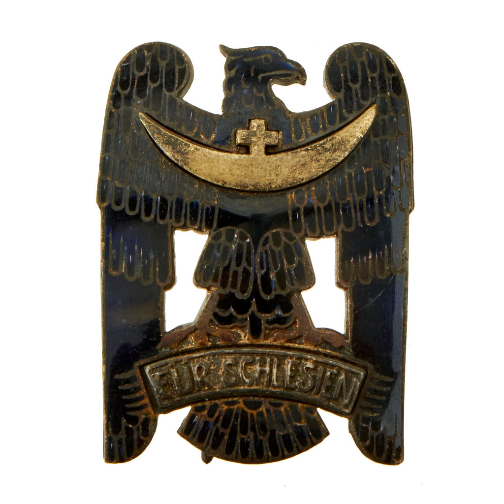 Original German Weimar Republic Silesian Uprisings Freikorps Oberland Silesian Eagle First Class Award Original Items