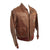 Original U.S. WWII 15th Air Force Painted A-2 Leather Flight Jacket - 828th Bomb Squadron, 485th Bomb Group - Named To Co-Pilot Lt. William Roberts Original Items