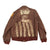 Original U.S. WWII 15th Air Force Painted A-2 Leather Flight Jacket - 828th Bomb Squadron, 485th Bomb Group - Named To Co-Pilot Lt. William Roberts Original Items