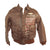 Original U.S. WWII Named Painted A-2 Leather Flight Jacket 8th Army Air Force, 453rd Bomb Group (Same as Jimmy Stewart), 732nd Bombardment Squadron - Lt. Anthony J. Valente Original Items