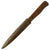 Original German WWII Wood Handle Nahkampfmesser Trench Fighting Knife with Steel Boot Scabbard Original Items