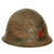 Original Japanese WWII Type 92 Army Tetsubo Helmet Shell Original Items