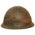 Original Japanese WWII Type 92 Army Tetsubo Helmet Shell Original Items