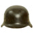 Original German WWII Named Army Heer M42 Single Decal Helmet with Partial Liner - Size 64 Shell Original Items