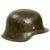 Original German WWII Named Army Heer M42 Single Decal Helmet with Partial Liner - Size 64 Shell Original Items
