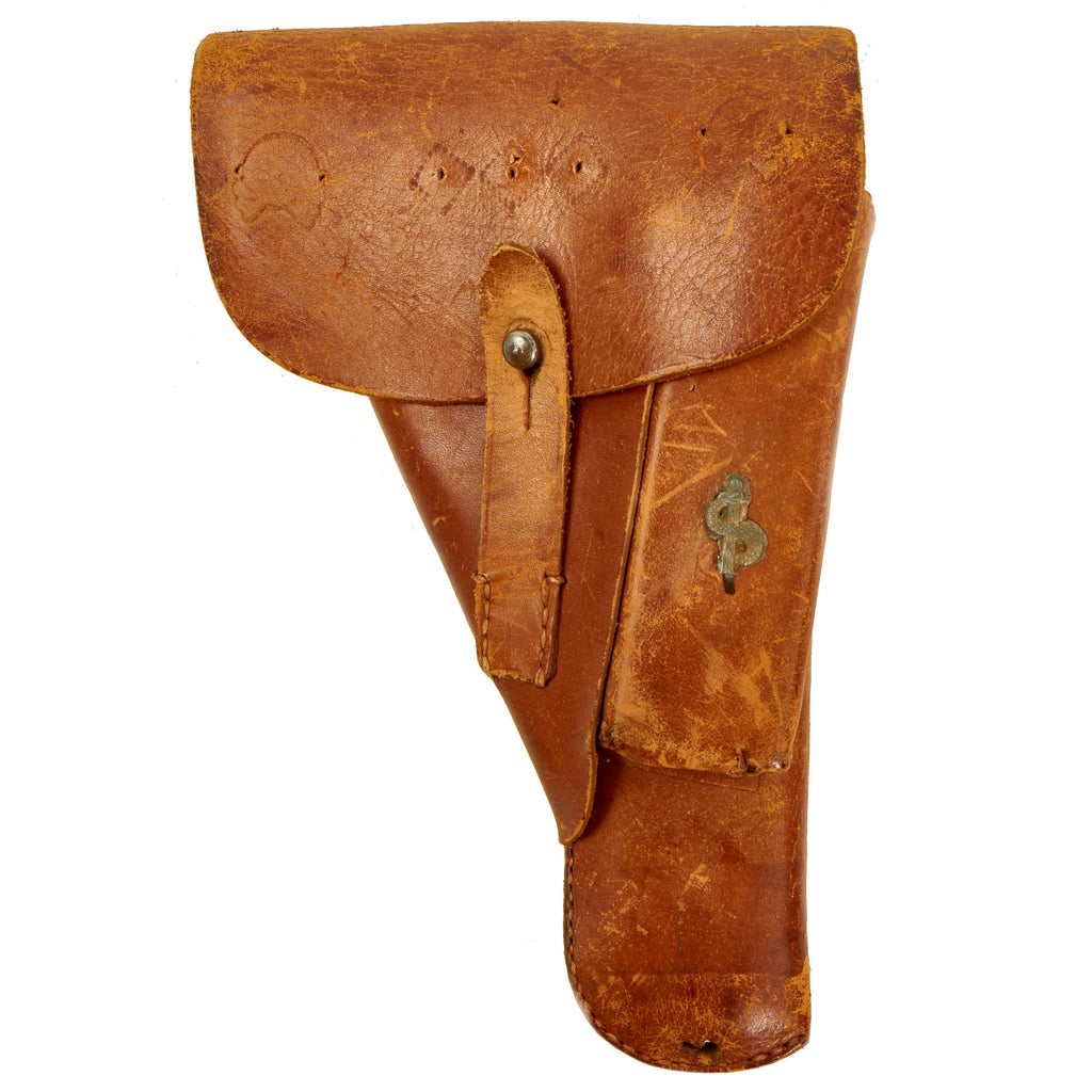 Original German WWII Browning High Power Holster by Karl Barth, Military Effekten-Fabrik, Waldbroel, Rheinland - dated 1944 Original Items