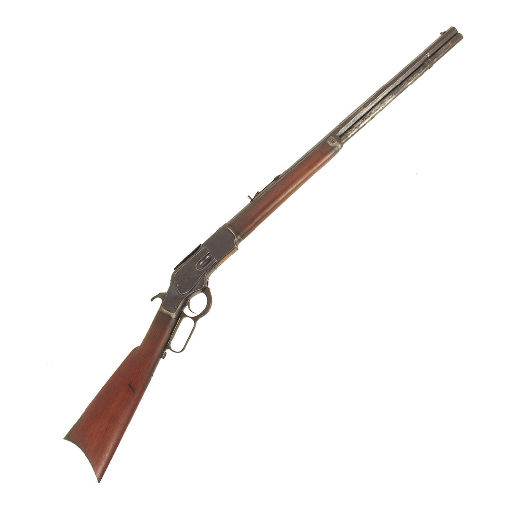 Original U.S. Winchester Model 1873 .38-40 Repeating Rifle with Octagonal Barrel made in 1888 - Serial 272446B Original Items