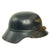 Original German WWII M38 Luftschutz Beaded Gladiator Air Defense Helmet with Single Piece Shell - dated 1939 Original Items