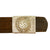 Original German WWII Police Belt with Pebbled Aluminum EM/NCO Buckle by Gustav Brehmer of Markneukirchen Original Items