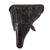 Original German WWII P.08 Luger Pistol Black Leather Hardshell Holster - Dated 1942 Original Items