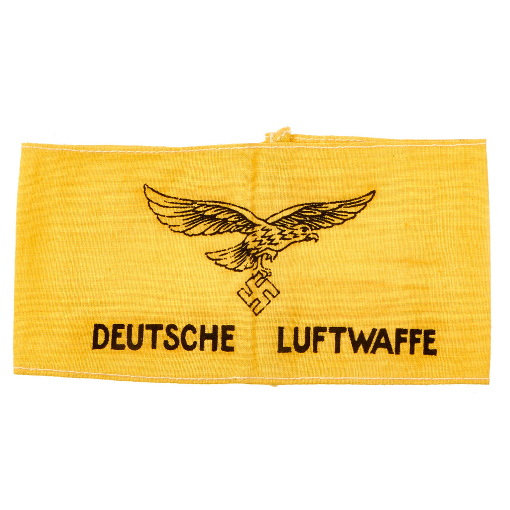 Original German WWII Unissued Deutsche Luftwaffe Air Crew Bailout Identification Armband Original Items