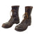 Original U.S. WWII Service Used Airborne Paratrooper Brown Leather Jump Boots by Corcoran - Size 11½ E Original Items