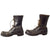 Original U.S. WWII Service Used Airborne Paratrooper Brown Leather Jump Boots by Corcoran - Size 11½ E Original Items