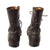 Original U.S. WWII Service Used Airborne Paratrooper Brown Leather Jump Boots by Corcoran - Size 11½ E Original Items