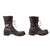 Original U.S. WWII Service Used Airborne Paratrooper Brown Leather Jump Boots by Corcoran - Size 11½ E Original Items