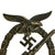 Original German WWII Early War Luftwaffe Anti-Aircraft Flak Battle Badge in Tombak - Unmarked Original Items