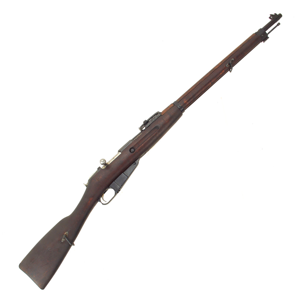 Original Antique Finnish Winter War Model M/28 Mosin-Nagant Rifle Serial 11878 with SIG Barrel - Tula Receiver Dated 1898 Original Items