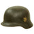 Original German WWII Extra Large Army Heer M35 Former Double Decal Helmet with 61cm Liner - ET68 Original Items