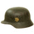 Original German WWII Extra Large Army Heer M35 Former Double Decal Helmet with 61cm Liner - ET68 Original Items