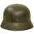 Original German WWII Extra Large Army Heer M35 Former Double Decal Helmet with 61cm Liner - ET68 Original Items