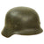 Original German WWII Extra Large Army Heer M35 Former Double Decal Helmet with 61cm Liner - ET68 Original Items