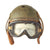 Original U.S. WWII M38 Tanker Helmet by Sears Saddlery Co. with B-8 Goggles - Size 7 Original Items