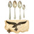Original German WWII Luftwaffe Spoon & Insignia Grouping with EKII - 6 Items Original Items