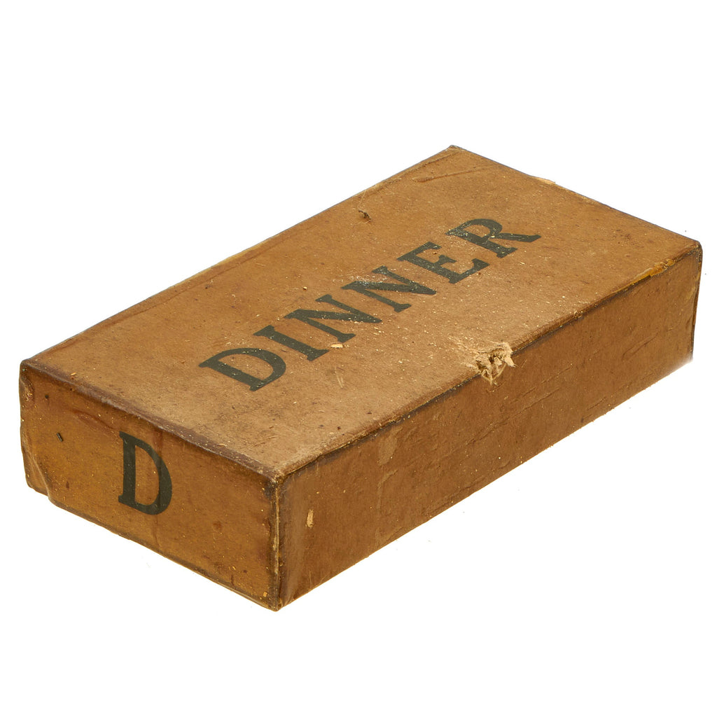 Original U.S. WWII Early War Unissued K-Ration Dinner Unit - Unopened Original Items