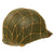 Original U.S. WWII Laundry Number Marked McCord Front Seam Swivel Bale M1 Helmet with Net and Firestone Liner - Complete Original Items