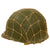 Original U.S. WWII Laundry Number Marked McCord Front Seam Swivel Bale M1 Helmet with Net and Firestone Liner - Complete Original Items