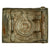 Original German WWII SS EM/NCO Plated Steel Belt Buckle by Overhoff & Cie - Schutzstaffel Original Items