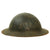Original U.S. WWI Black Painted Named 27th Infantry Division, 107th Infantry Regiment Cook Painted British Made M1917 Doughboy Helmet - Cook Martin J. Grant, With Information Original Items