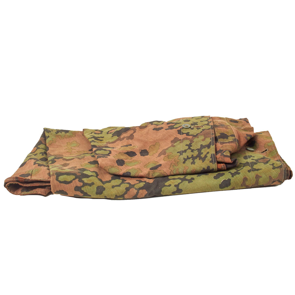 Original Rare German WWII Waffen-SS Zeltbahn Tent Quarter & Poncho in Oak Pattern A Camouflage Original Items