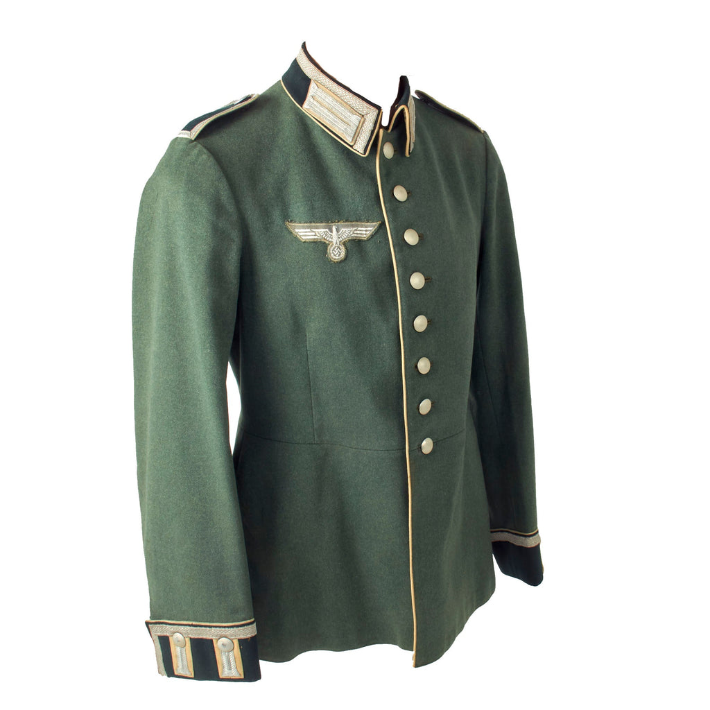 Original German WWII Heer Army Unterfeldwebel NCO M35 Waffenrock Dress Tunic - dated 1938 Original Items
