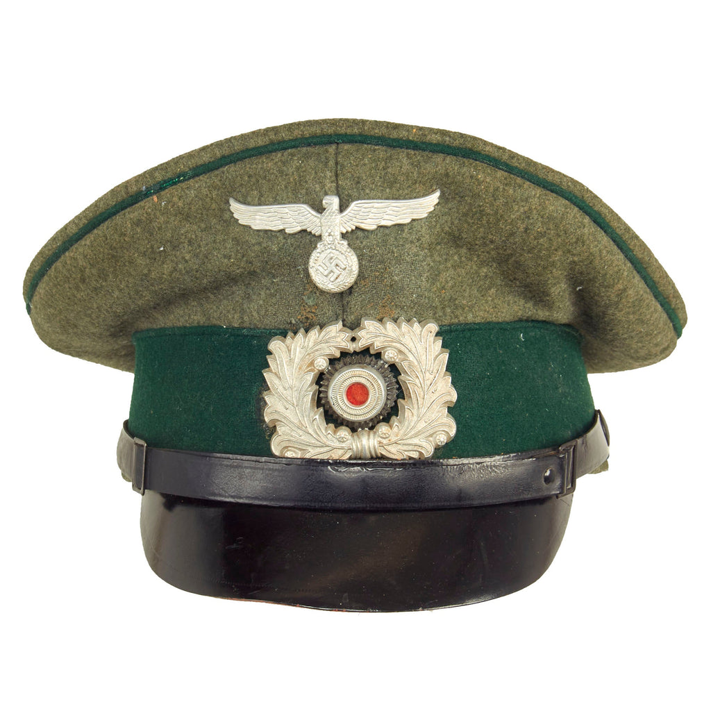 Original German WWII Customs Official Schirmmütze Visor Cap by Clemens Wagner - Size 57 1/2 Original Items