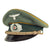 Original German WWII Service Used Heer Cavalry Officer Schirmmütze Visor Crush Cap with Replaced Sweatband Original Items