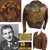 Original U.S. WWII 8th Air Force B-17 GRANITE STATE Painted A-2 Leather Flight Jacket of Waist Gunner Sgt. Kenneth Green With Ike Jacket and Research Binder Original Items