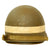 Original U.S. WWII Matched 1943 M1 McCord Fixed Bale Front Seam Helmet with Westinghouse Liner - Both Military Police “MP” Painted Original Items