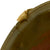 Original U.S. WWII Matched 1943 M1 McCord Fixed Bale Front Seam Helmet with Westinghouse Liner - Both Military Police “MP” Painted Original Items