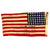 Original U.S. WWII 48 Star American Flag Signed by USMC Photographer R. O. Kepler On Sept. 4, 1945 at the Wake Island Surrender - Photographed Surrender and First American Flag Being Raised Over The Island Since Japanese Capture - 15” x 30” Original Items