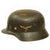 Original German WWII Battle Damaged 1939 Dated Luftwaffe M35 Double Decal Steel Helmet with 61cm Liner - marked Q68 Original Items