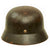 Original German WWII Battle Damaged 1939 Dated Luftwaffe M35 Double Decal Steel Helmet with 61cm Liner - marked Q68 Original Items