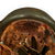 Original German WWII Battle Damaged 1939 Dated Luftwaffe M35 Double Decal Steel Helmet with 61cm Liner - marked Q68 Original Items