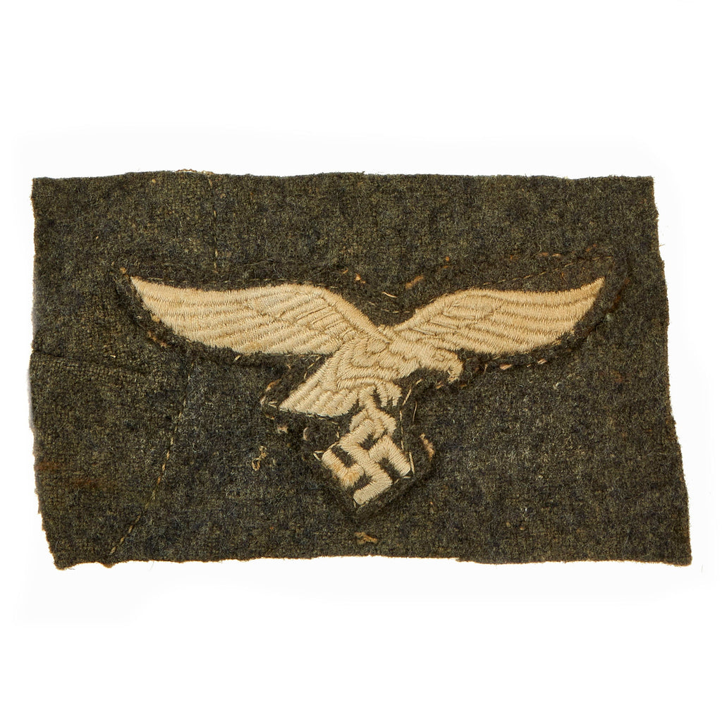 Original German WWII Luftwaffe Combat Uniform Cut Out Embroidered Breast Eagle Original Items