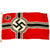 Original German WWII 80cm x 135cm National Battle Flag by LOH - Reichskriegsflagge Original Items