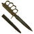 Original U.S. WWI Model 1918 Mark I Trench Knife by L. F. & C. with 1918 dated Steel Scabbard Original Items