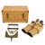 Original German WWII Flak D.F. 10 x 80 Binocular Optics by Emil Busch AG. With Original Transit Case Original Items