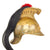 Original French Model 1874 Plated Brass Cuirassier Helmet Shell with Horsehair Tail & Red Plume Original Items